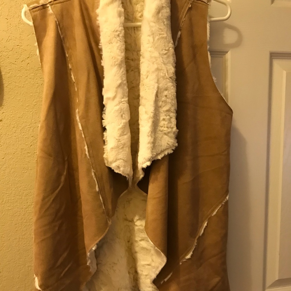 Faux fur vest